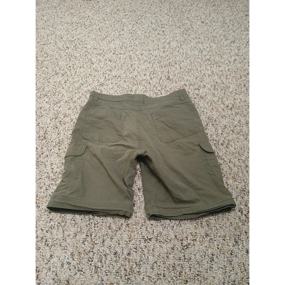 Sz 14 Boy Scouts Green Uniform Cargo Shorts-Cotton/Nylon/Spandex Blend 30
